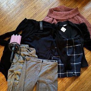 Free people, Lulus, Rag & Bone, Revolve Sweater, Curling Iron